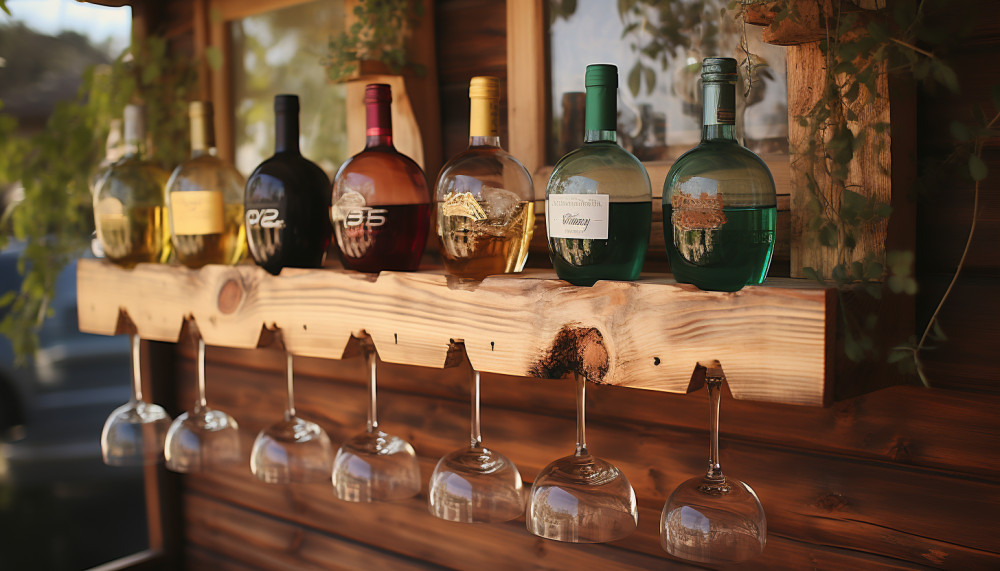 Comment fabriquer un support à vin avec une palette ?